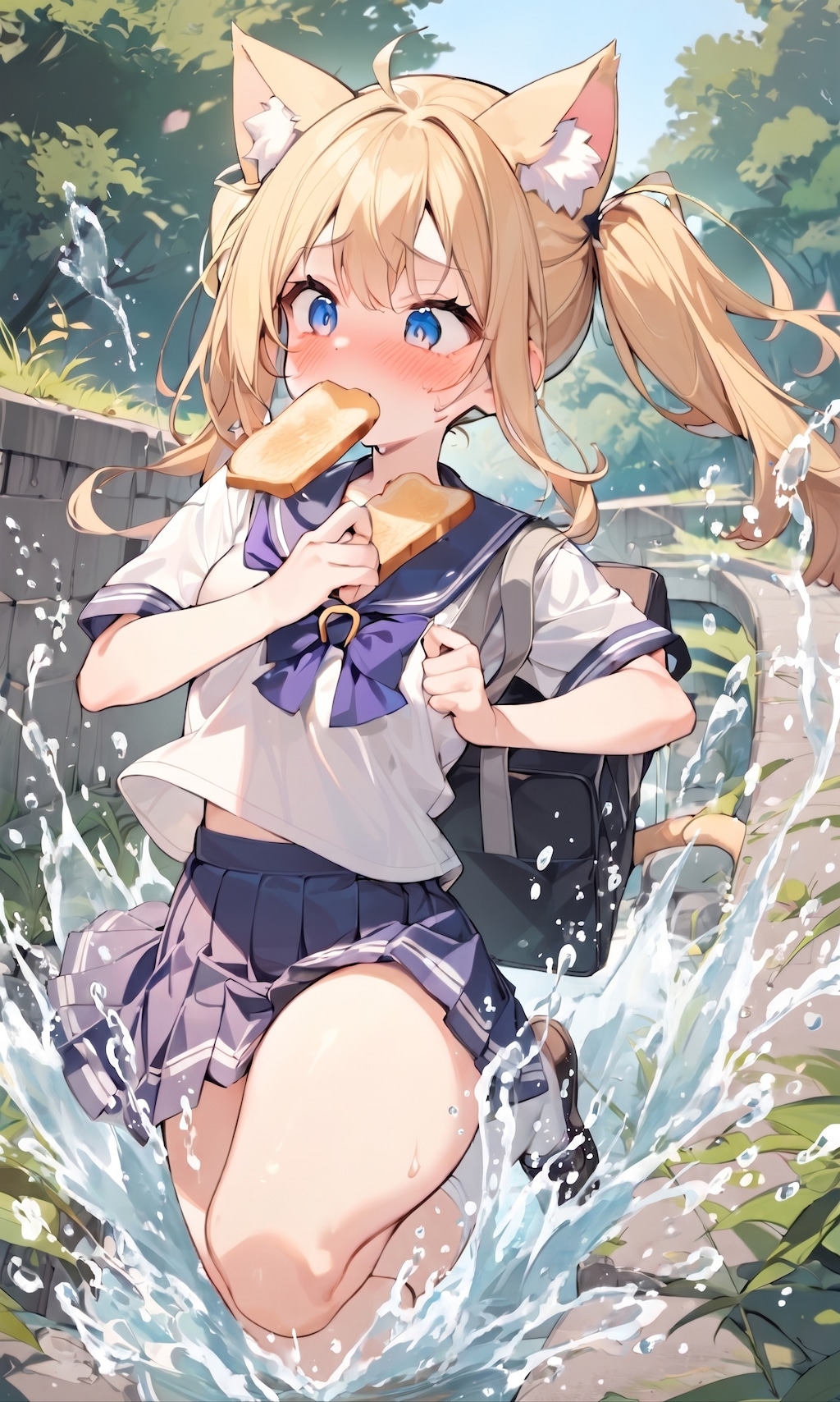 こるり「ふほくふほほ」まや「ああ水飛沫でてるとかおかしいわああ」