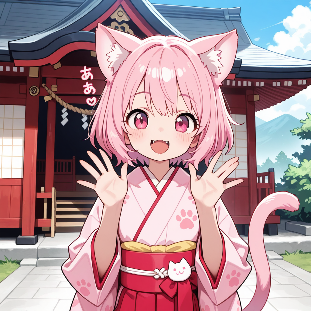 笑顔のねこちゃん♡