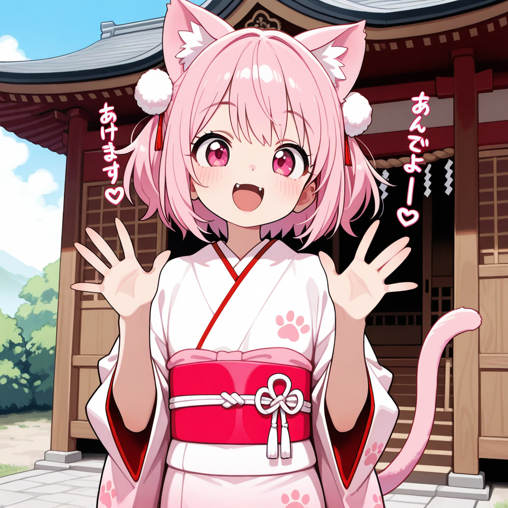 笑顔のねこちゃん♡