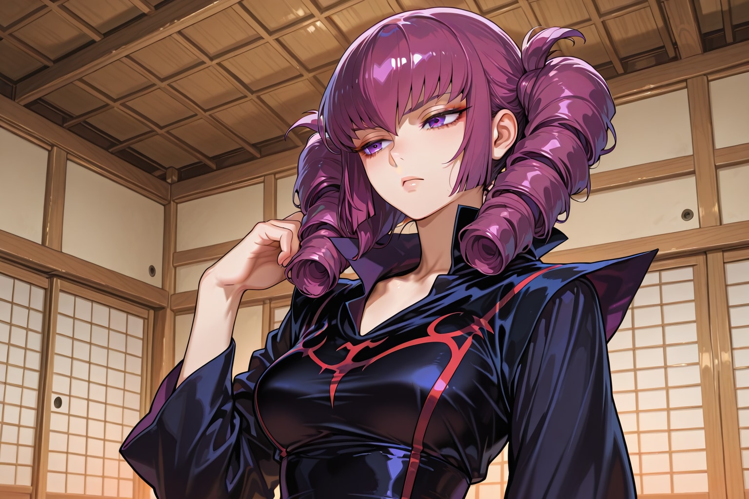 ロールヘアーのハマーン様。 | の人気AIイラスト・グラビア