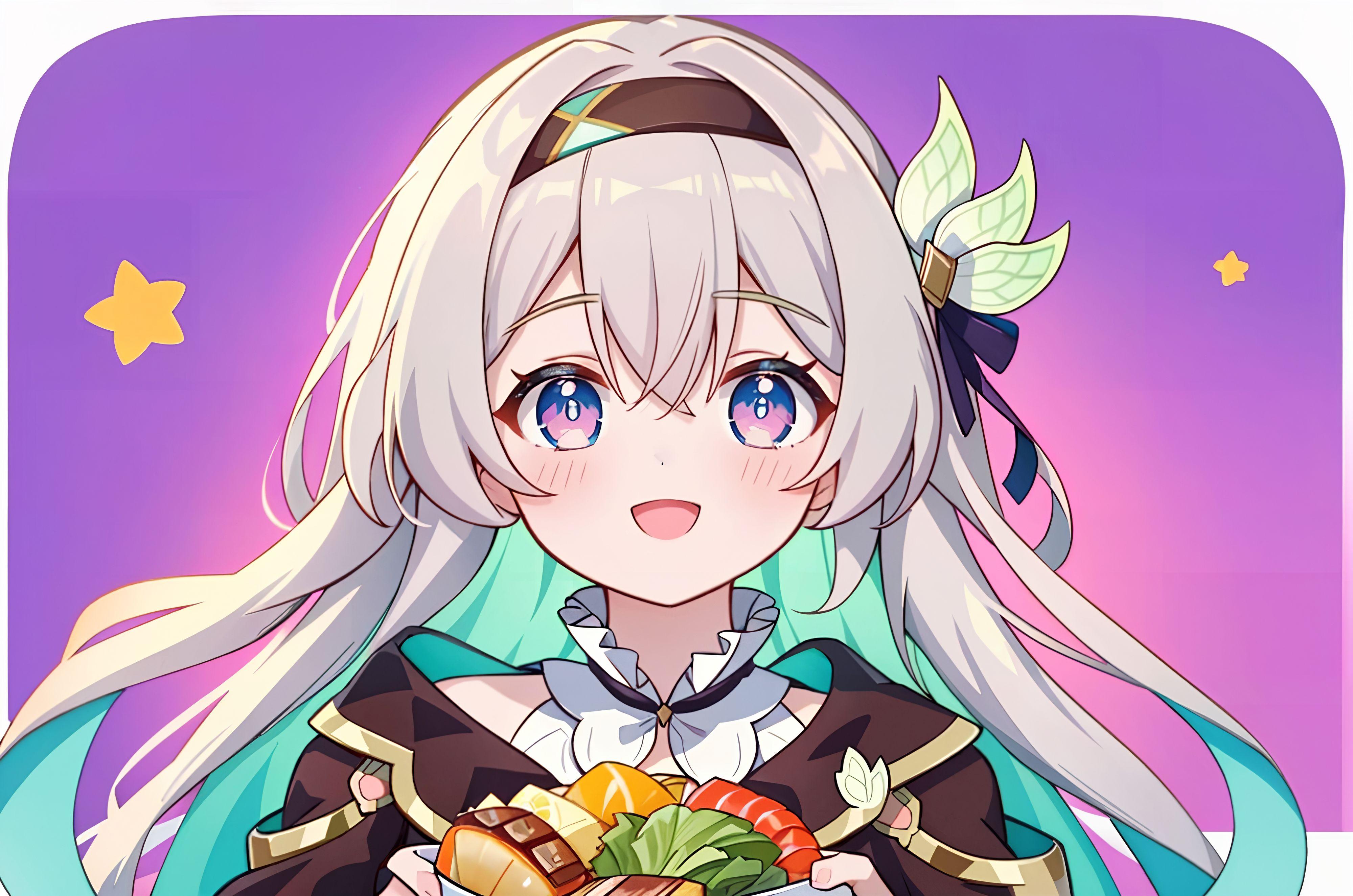 一緒に食べない？　（ホタルからのお誘い）