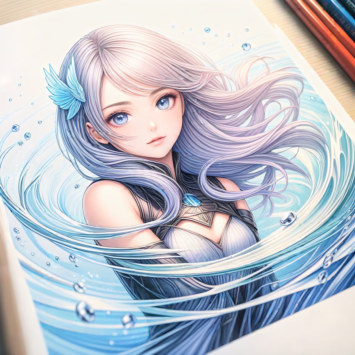 水中から