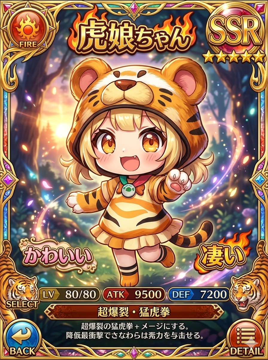 ＳＳＲ虎娘ちゃん | の人気AIイラスト・グラビア