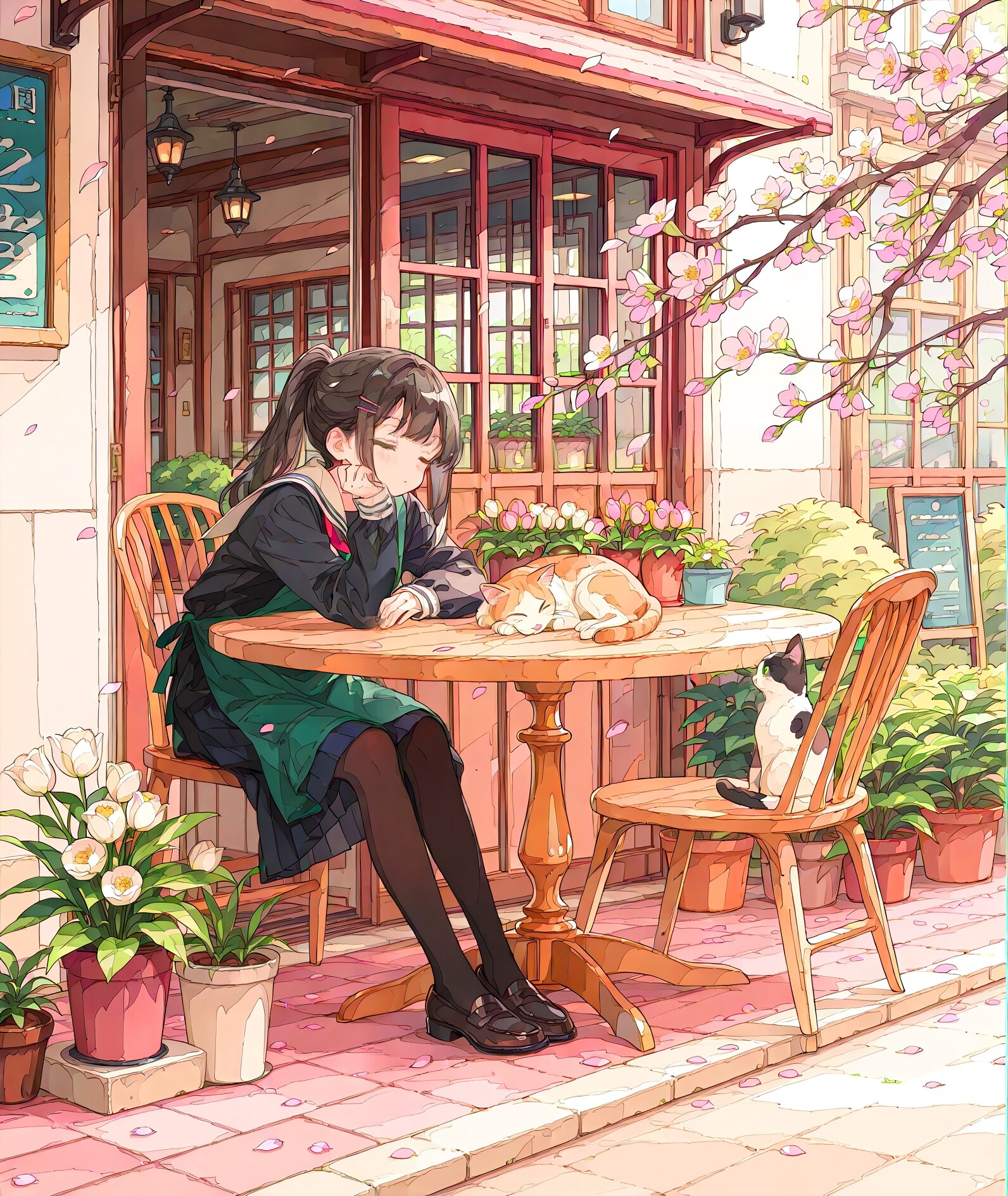 店頭の少女 | の人気AIイラスト・グラビア