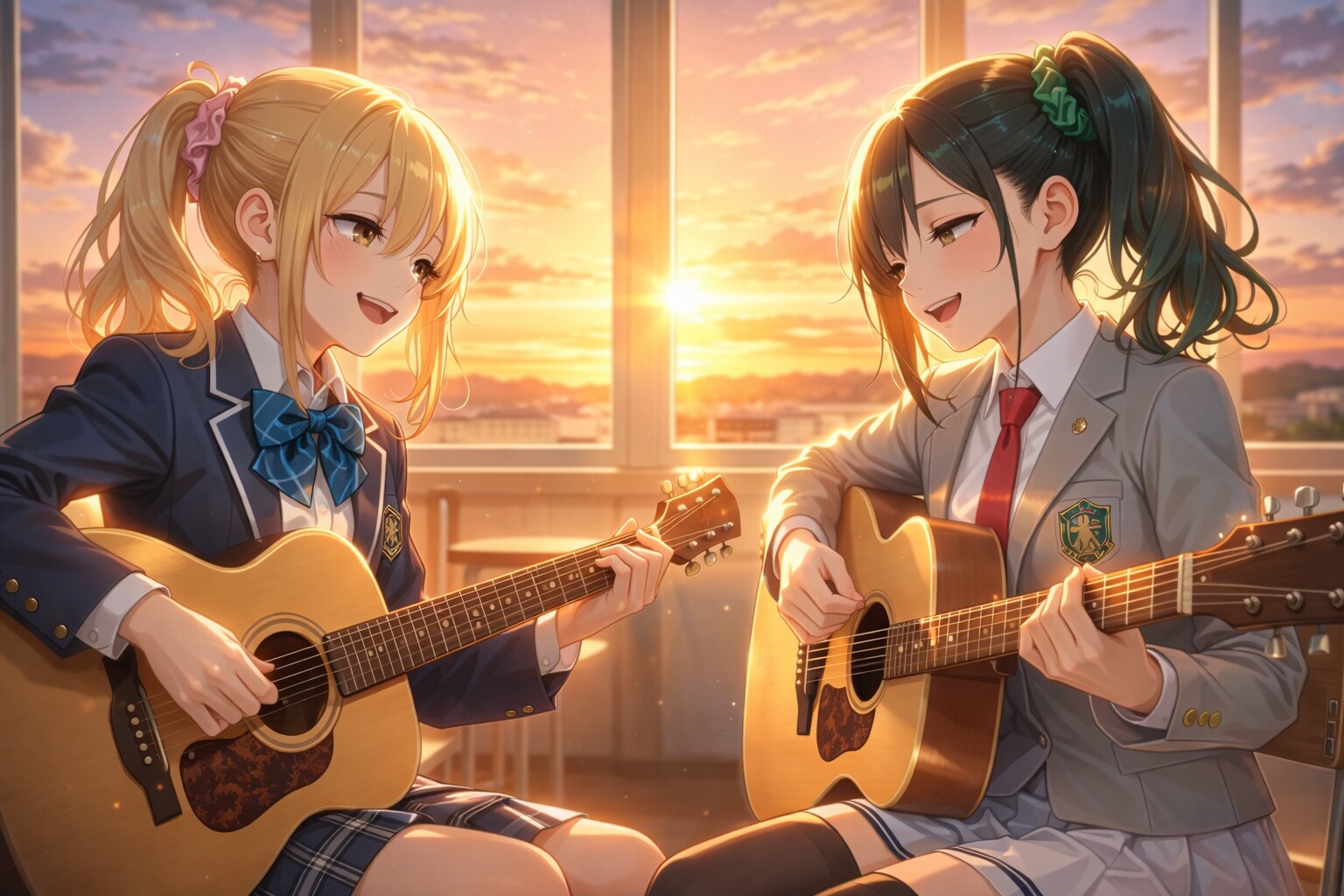 幸乃さんと、うちの子の弾き語り | の人気AIイラスト・グラビア