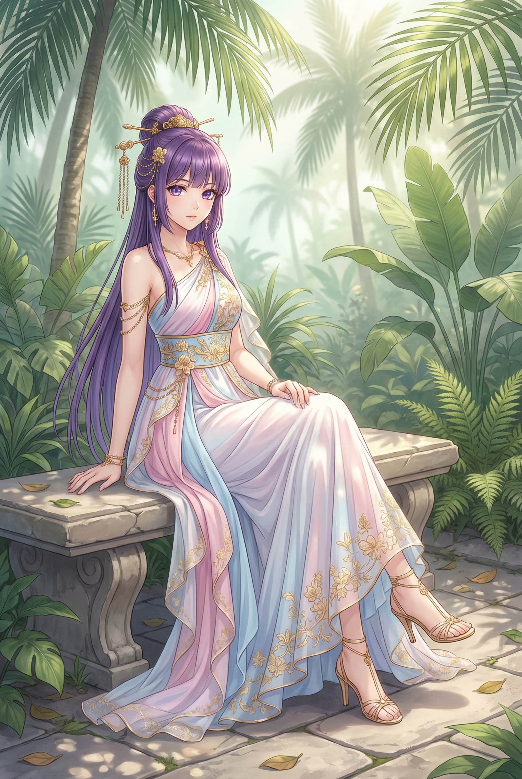 紫華園姫 | の人気AIイラスト・グラビア