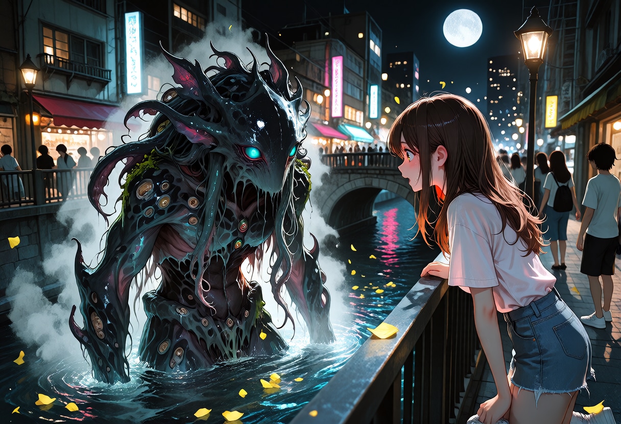 目黒川水底奇譚 | の人気AIイラスト・グラビア