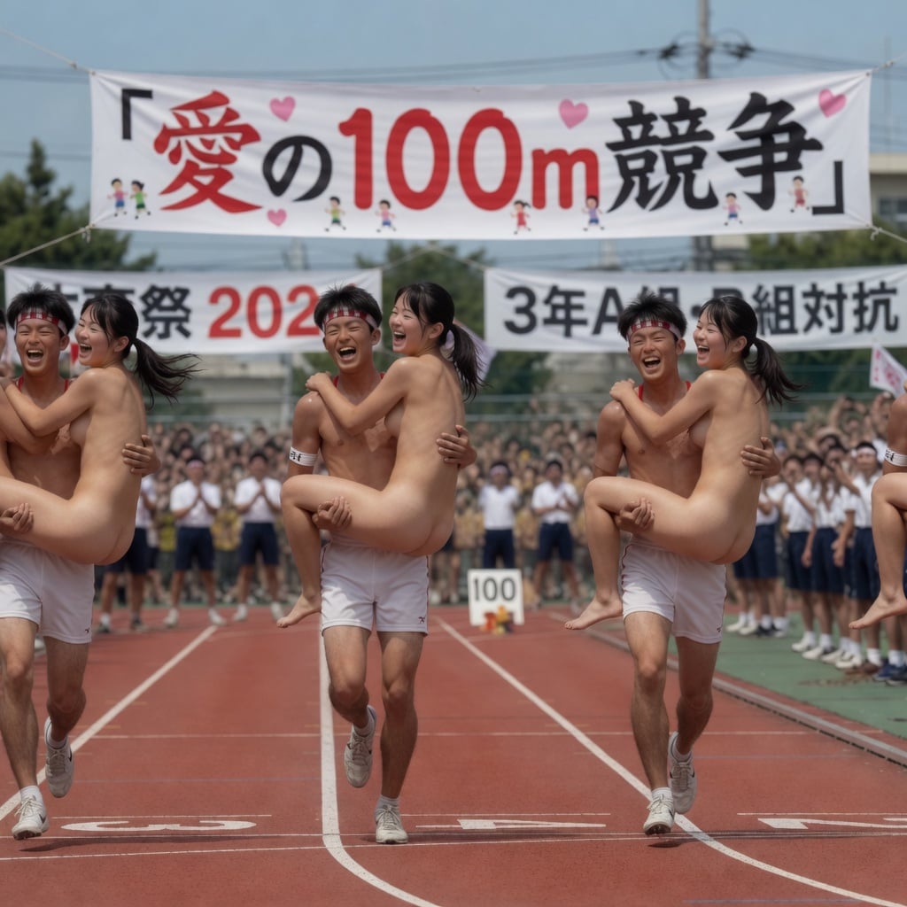 愛の100m競走