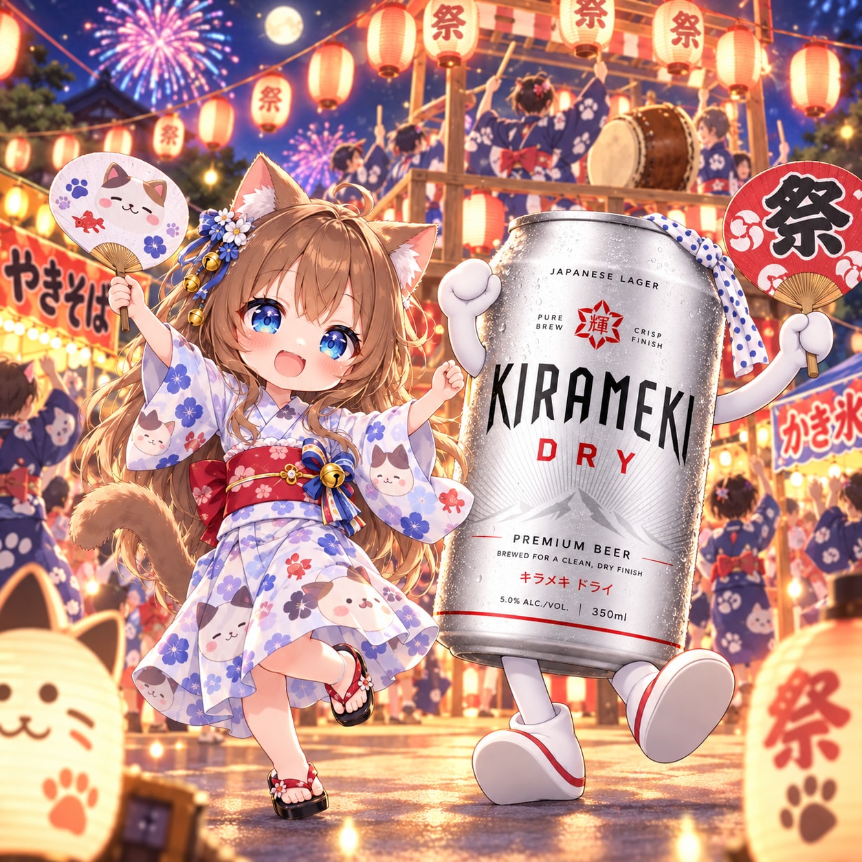 夏祭りの小さな女の子-私が好きらしいイラスト④ | の人気AIイラスト・グラビア