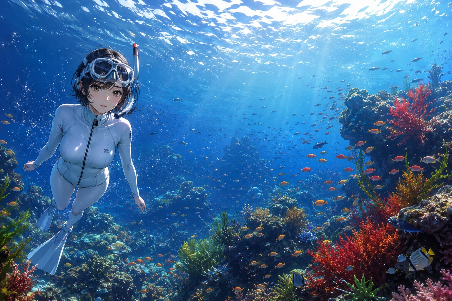 シュノーケリング