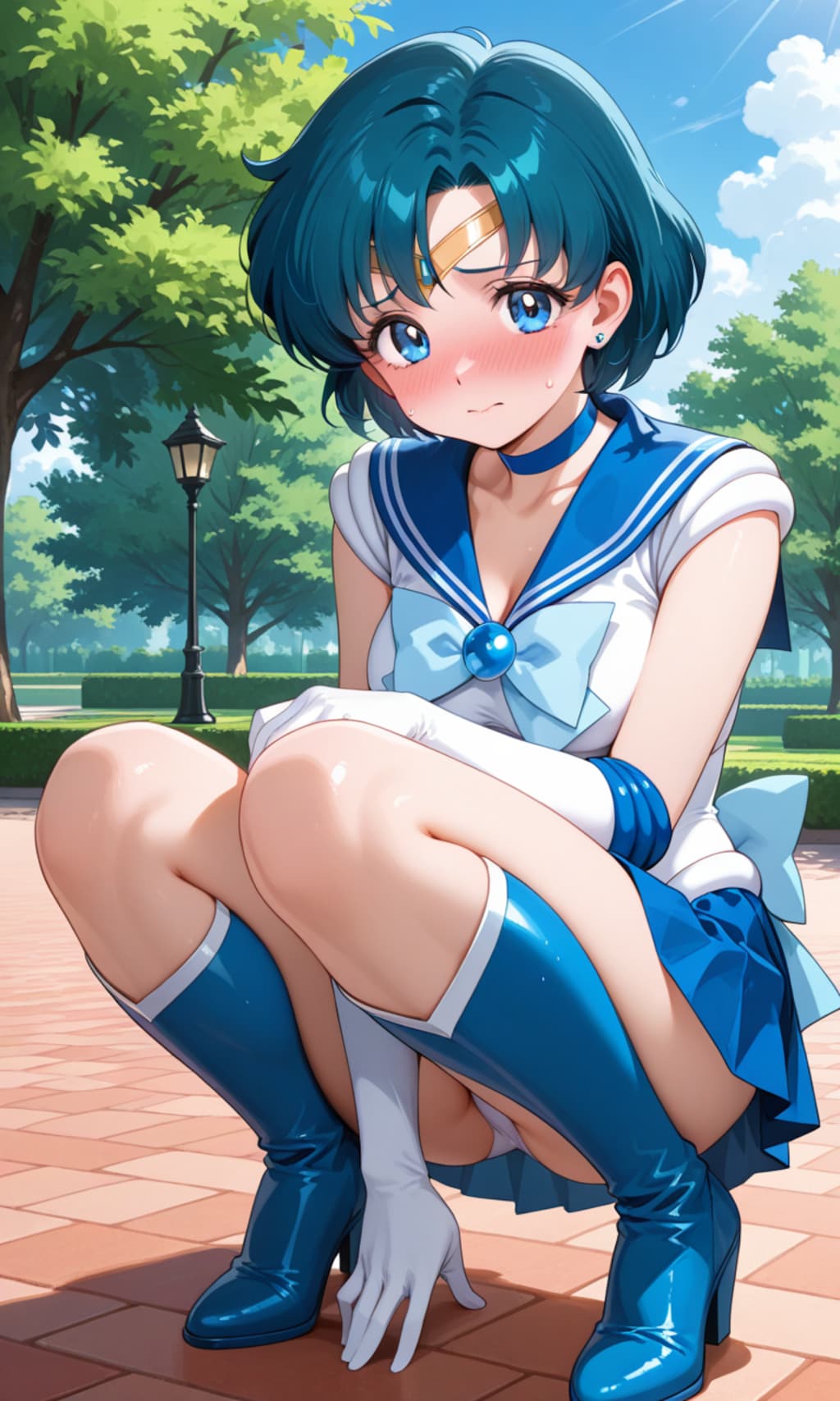 【コスプレ】亜美ちゃん✕触手様　公園で皆に見られちゃう…