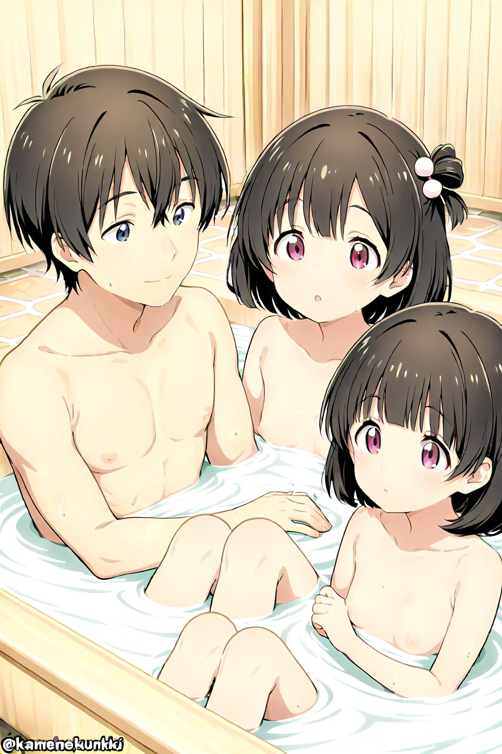 中谷育のお風呂たいむ成長記 ① （R18）