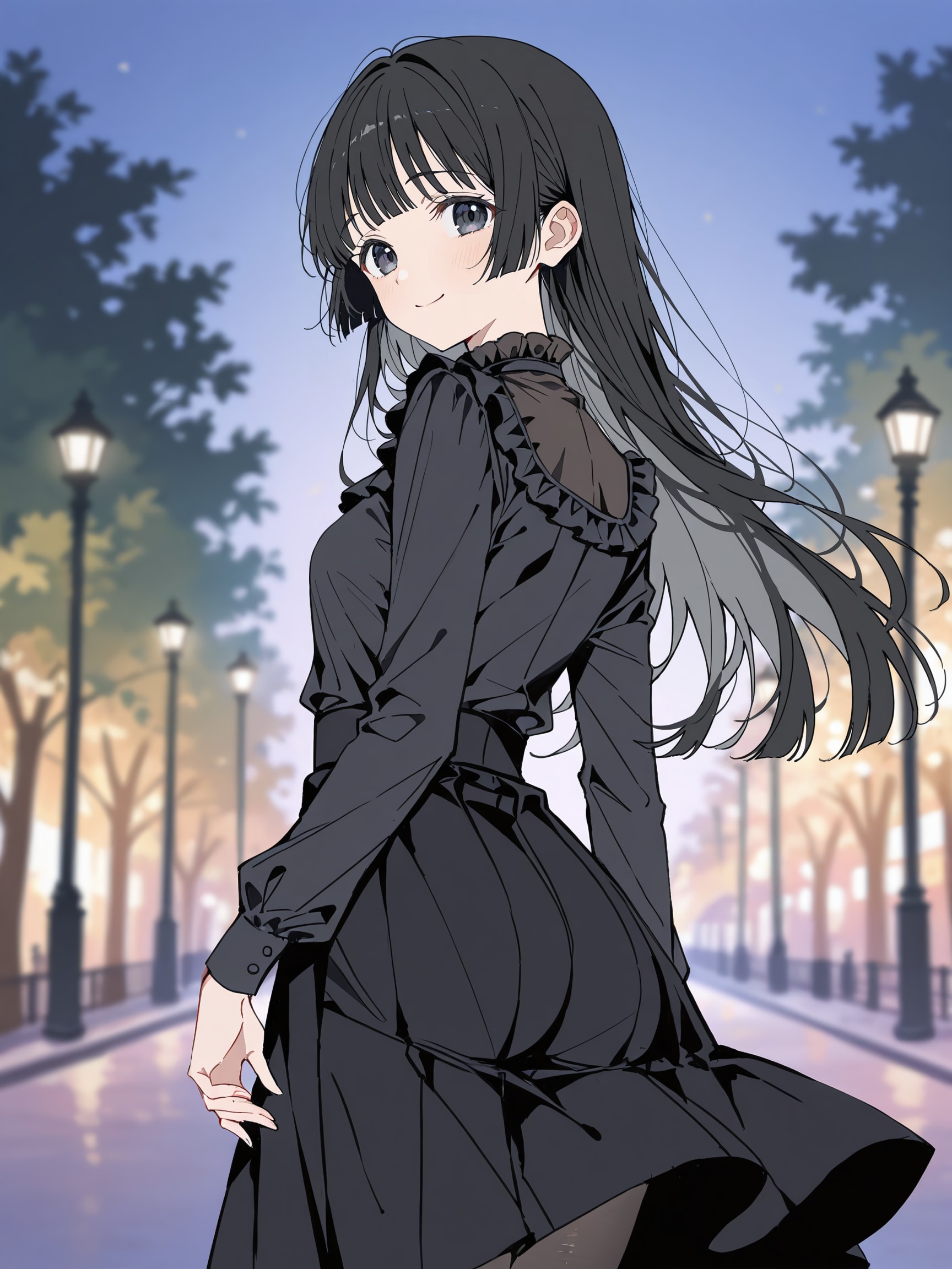 見返り美人（真由＆恵） | の人気AIイラスト・グラビア