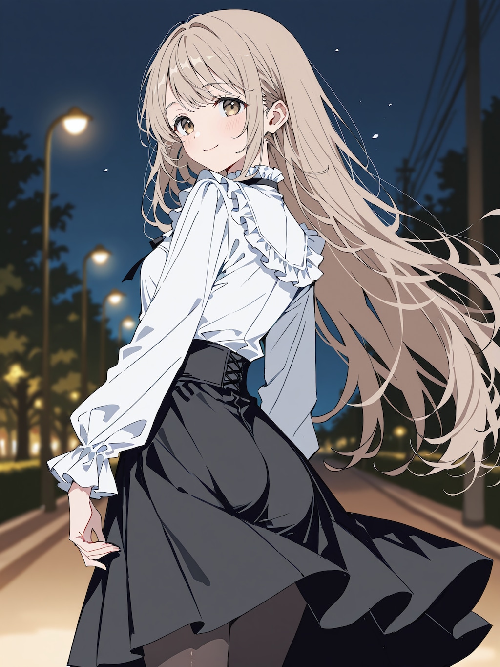 見返り美人（真由＆恵）