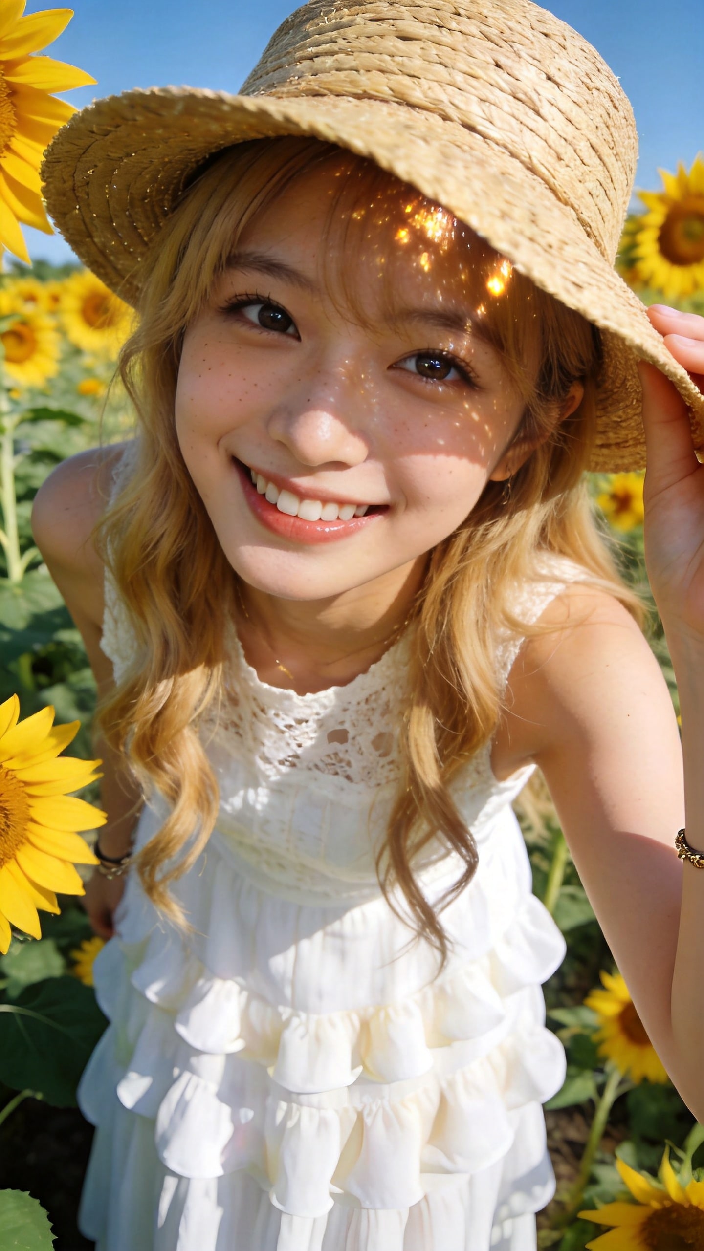 Sunflower Smile Under Summer Skies