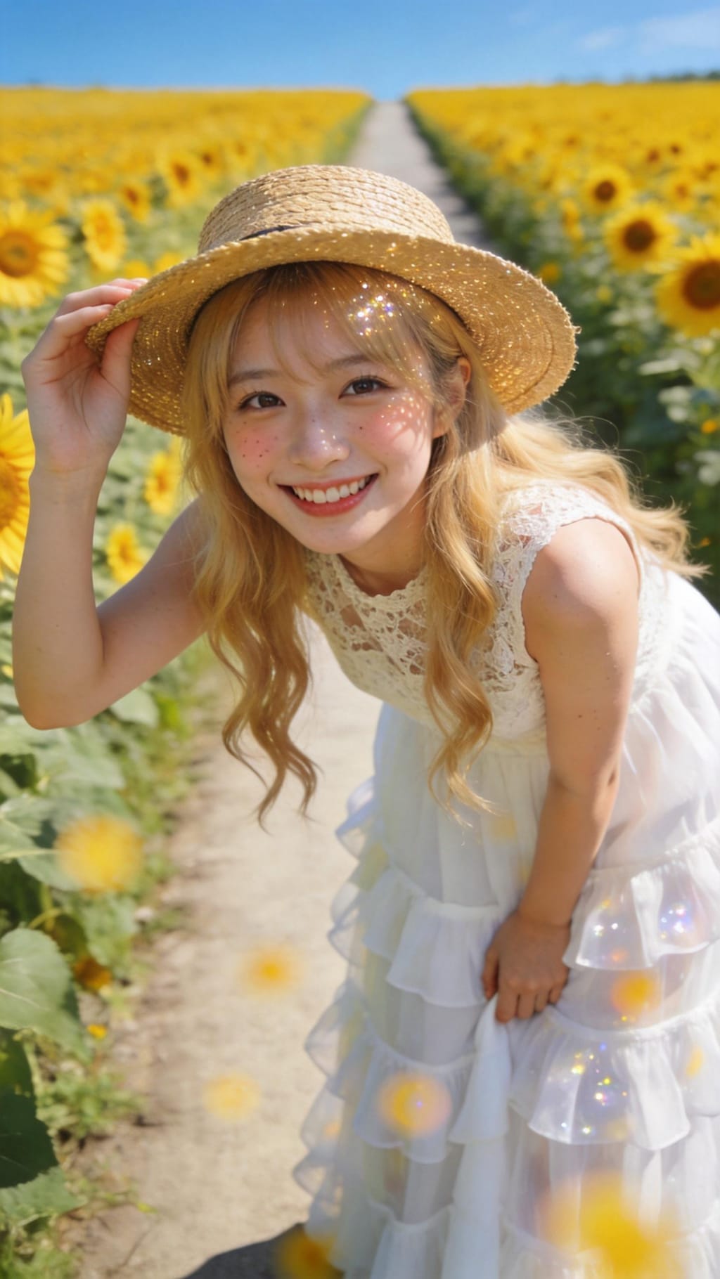 Sunflower Smile Under Summer Skies