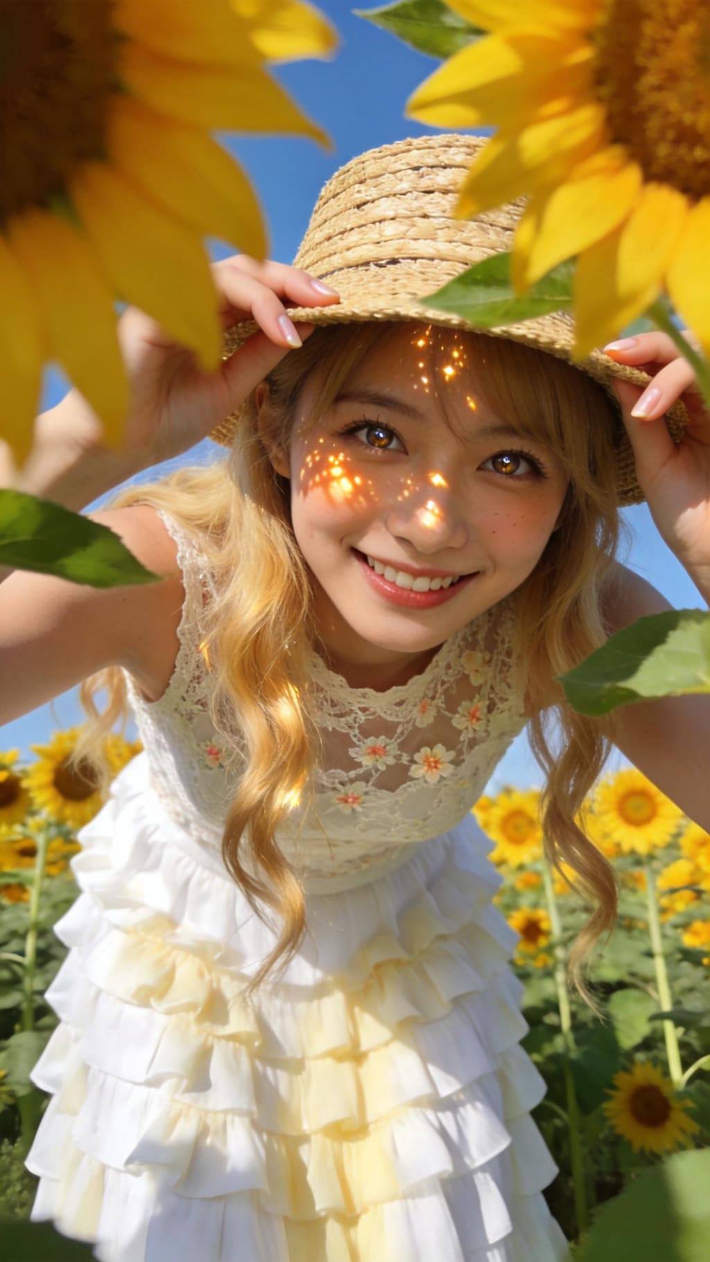 Sunflower Smile Under Summer Skies