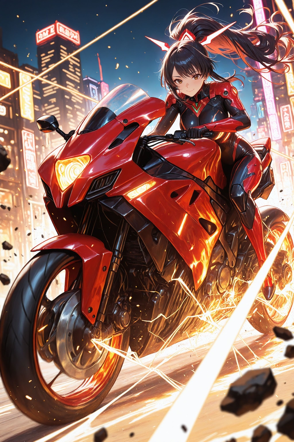 異世界のバイク少女