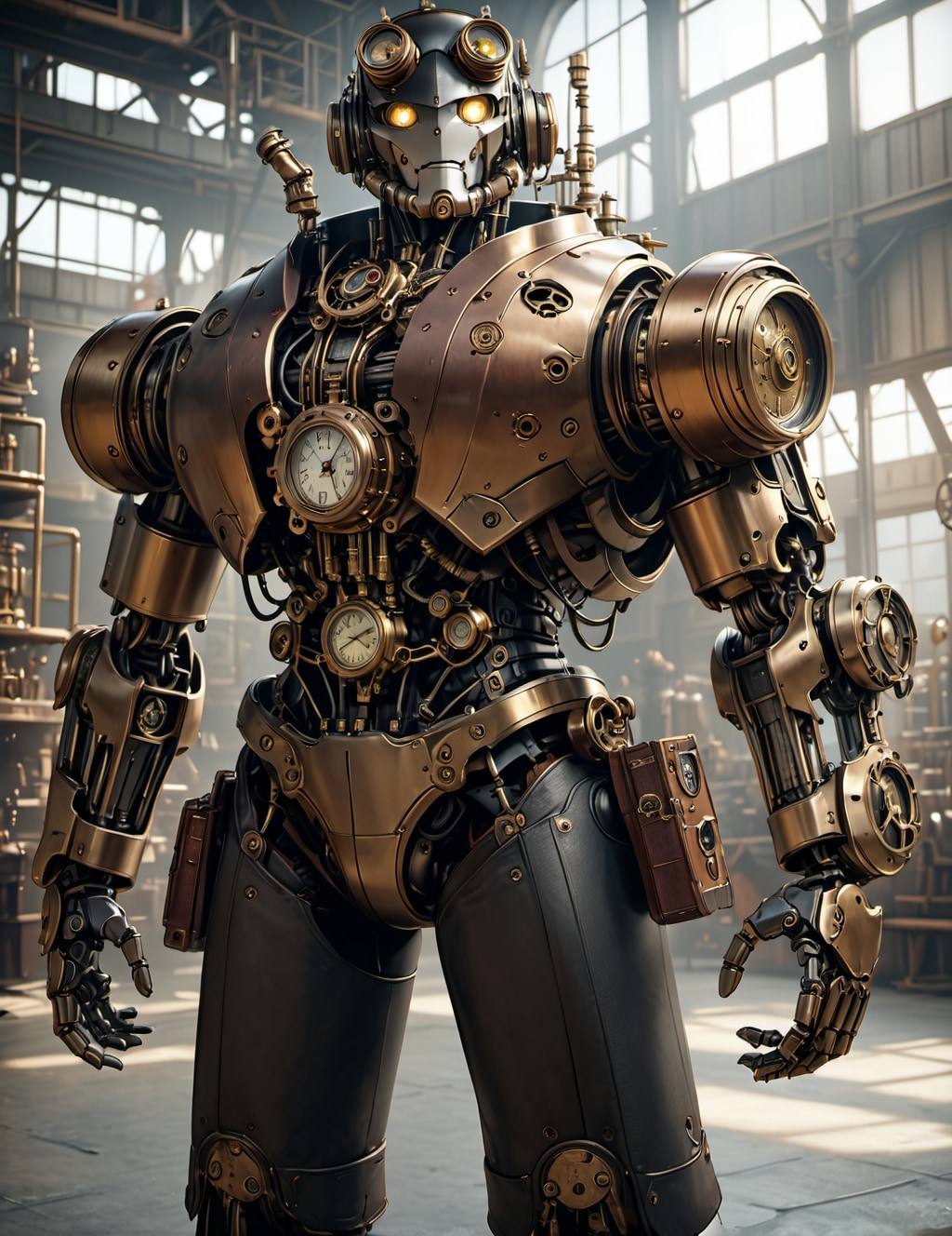 蒸気機械人型工場