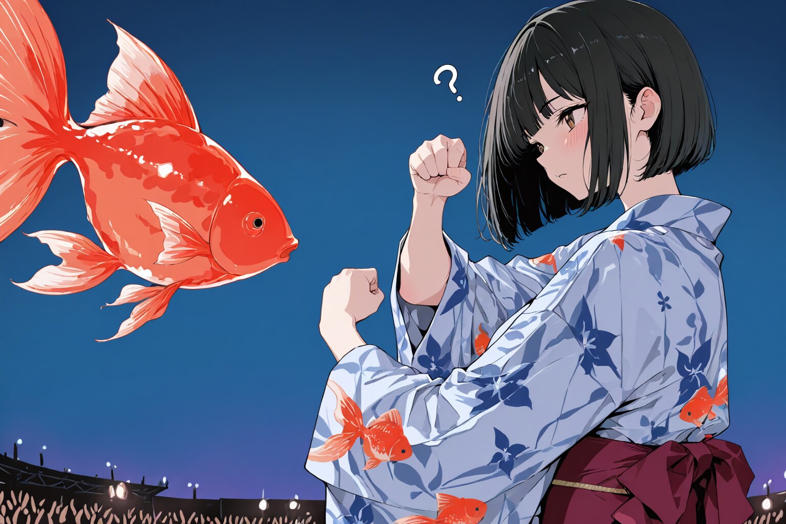 時代は金魚すくいから金魚バトルの時代へ | の人気AIイラスト・グラビア