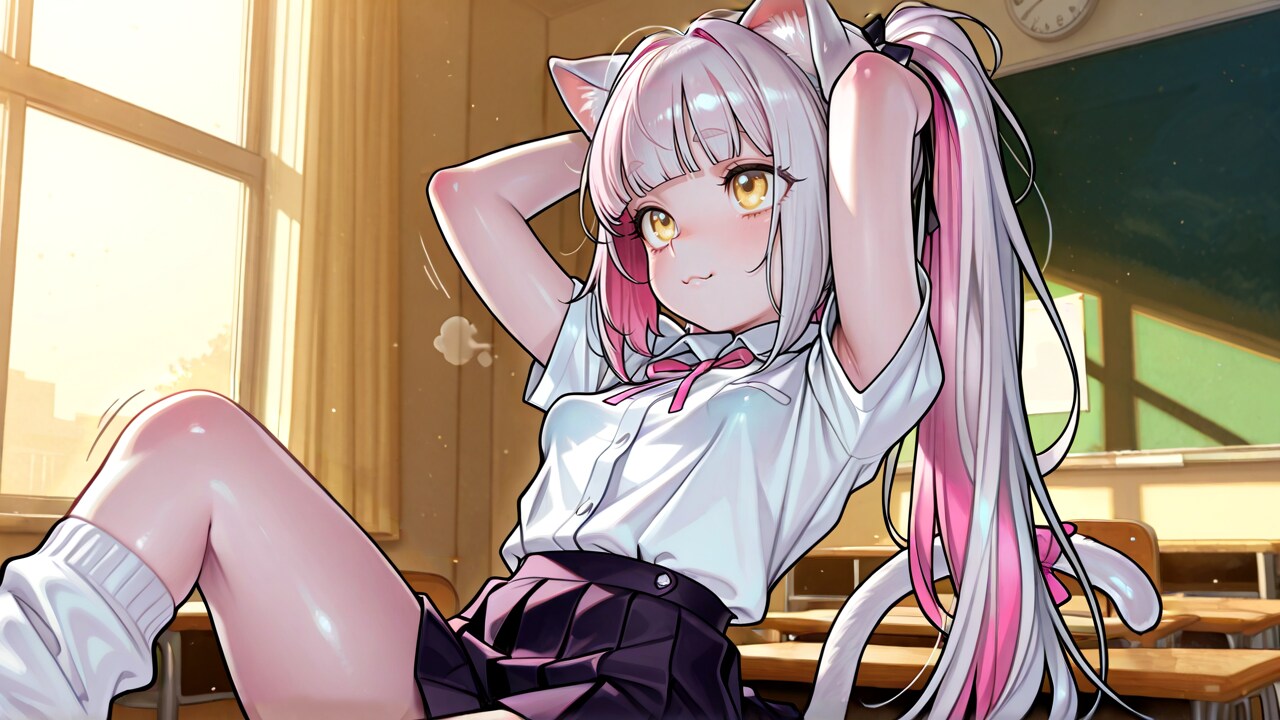 ポニーテールはカワイイけど