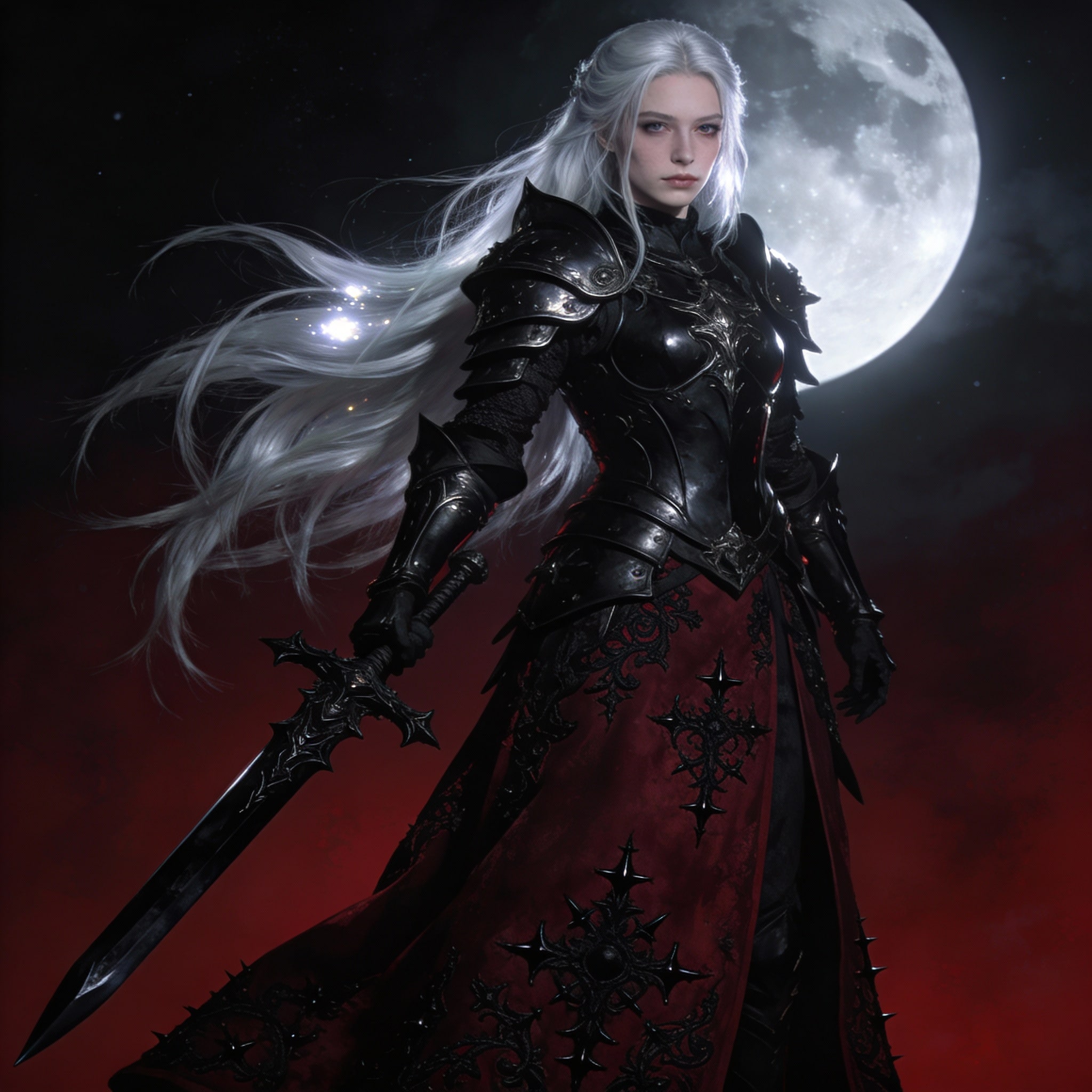 黒き騎士姫【チ―厶ヴィラン】 | の人気AIイラスト・グラビア