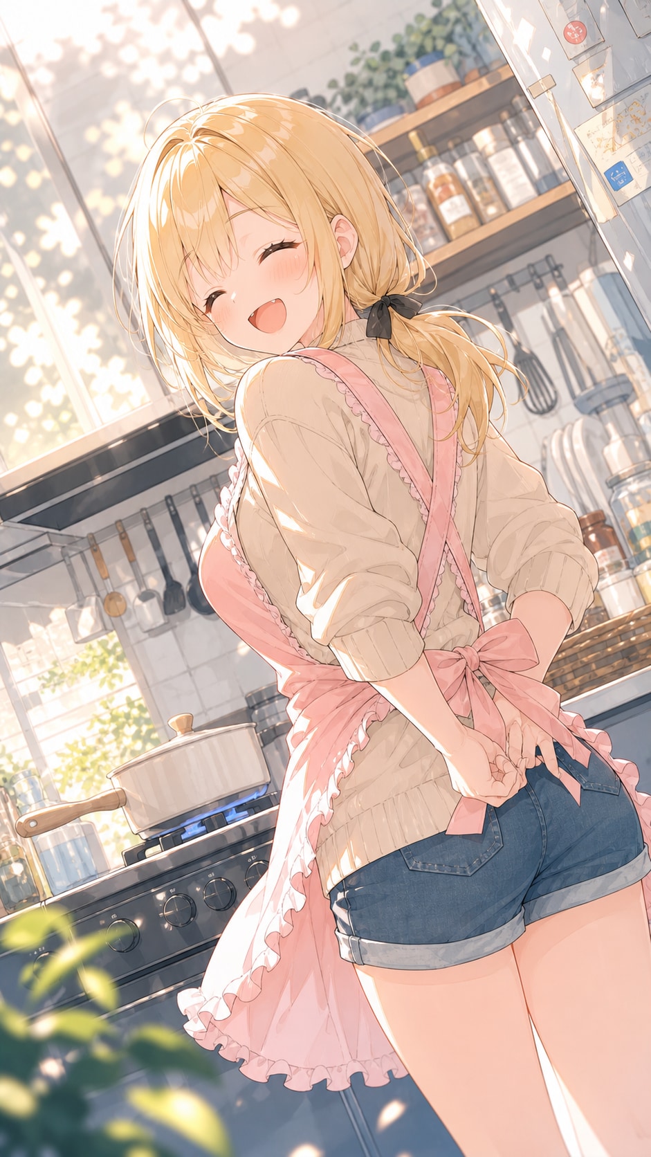 朝ごはんの支度