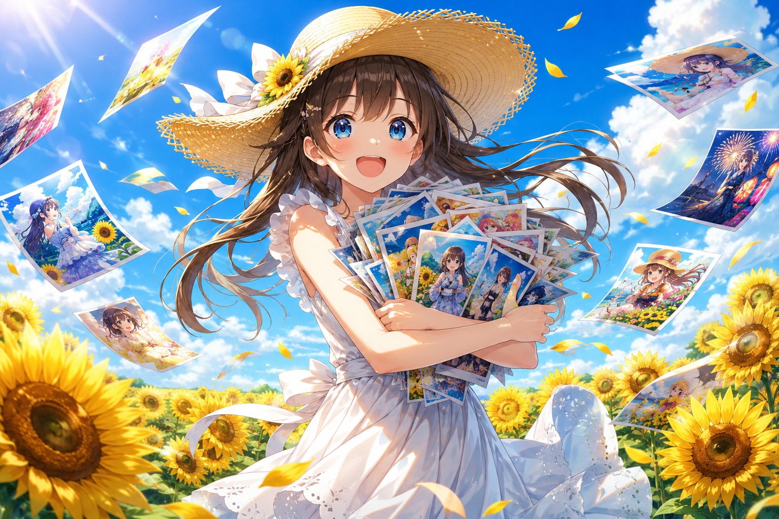 今日からまた、夏風にのせて作品をお届け。 🌻