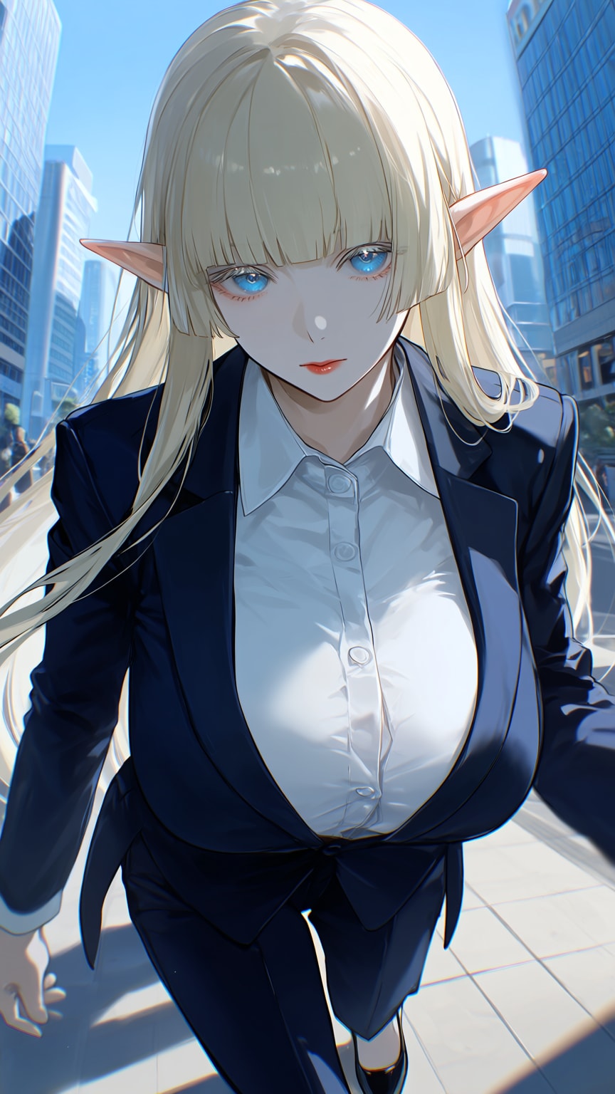 それいけエルフ部長 | の人気AIイラスト・グラビア