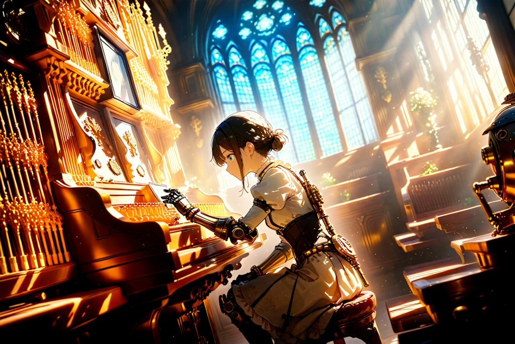 オートマタ（自動人形）が奏でる(パイプ)オルガン