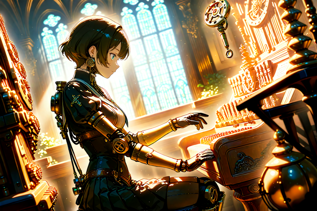 オートマタ（自動人形）が奏でる(パイプ)オルガン