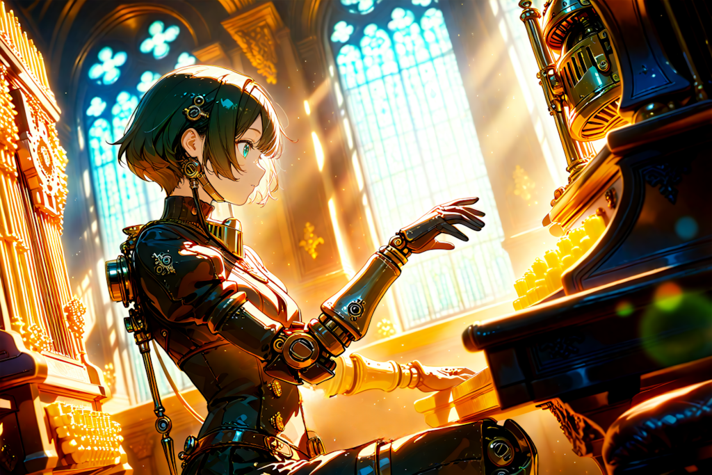 オートマタ（自動人形）が奏でる(パイプ)オルガン