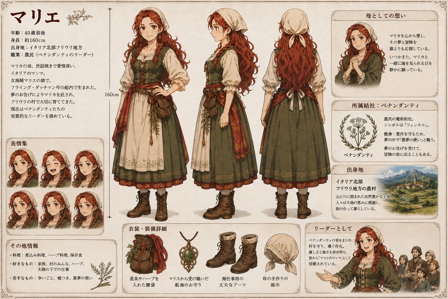 マリエ三面図 | の人気AIイラスト・グラビア
