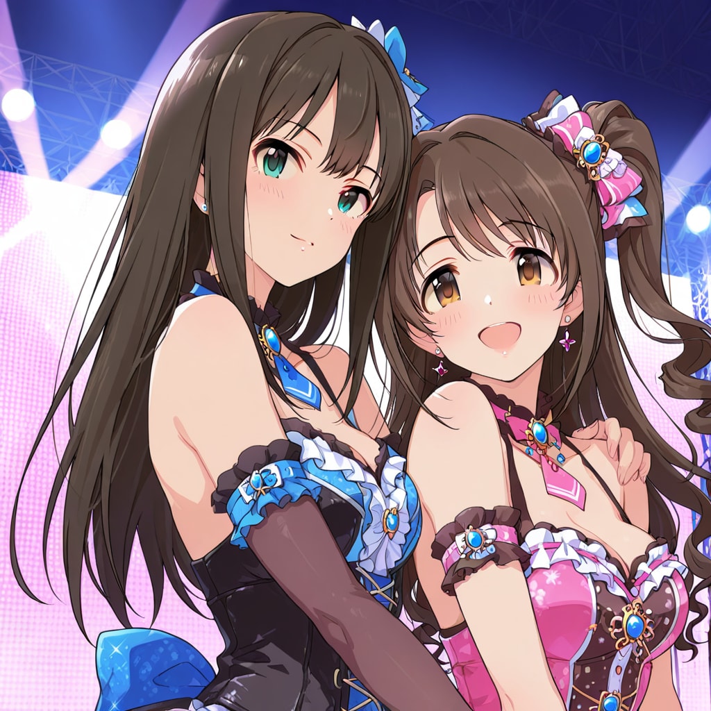 島村卯月＆渋谷凛のライブ