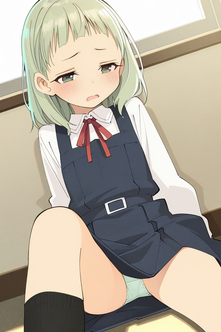 前髪ぱっつんちゃん（パンチラ）