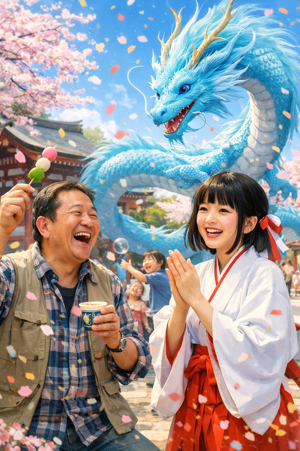 おもてなしするますみさん