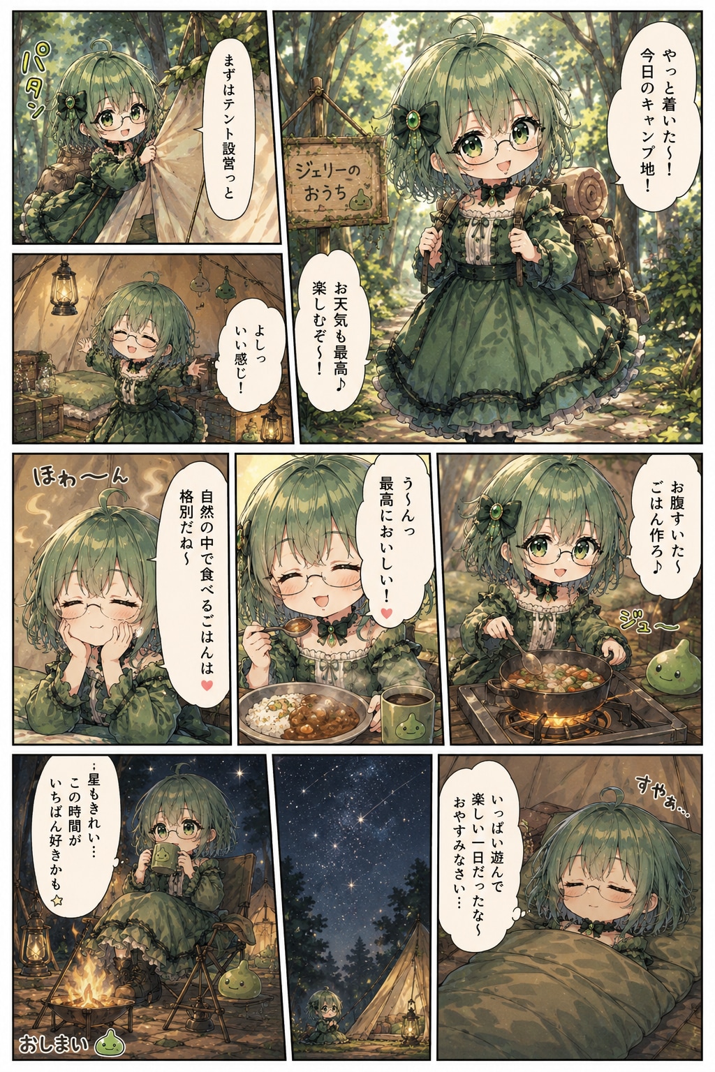 コマ割り修正完了👓