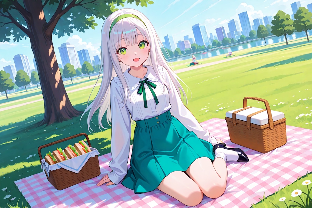 公園でお昼