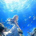 水中 (niji style使ってみた) 2枚目