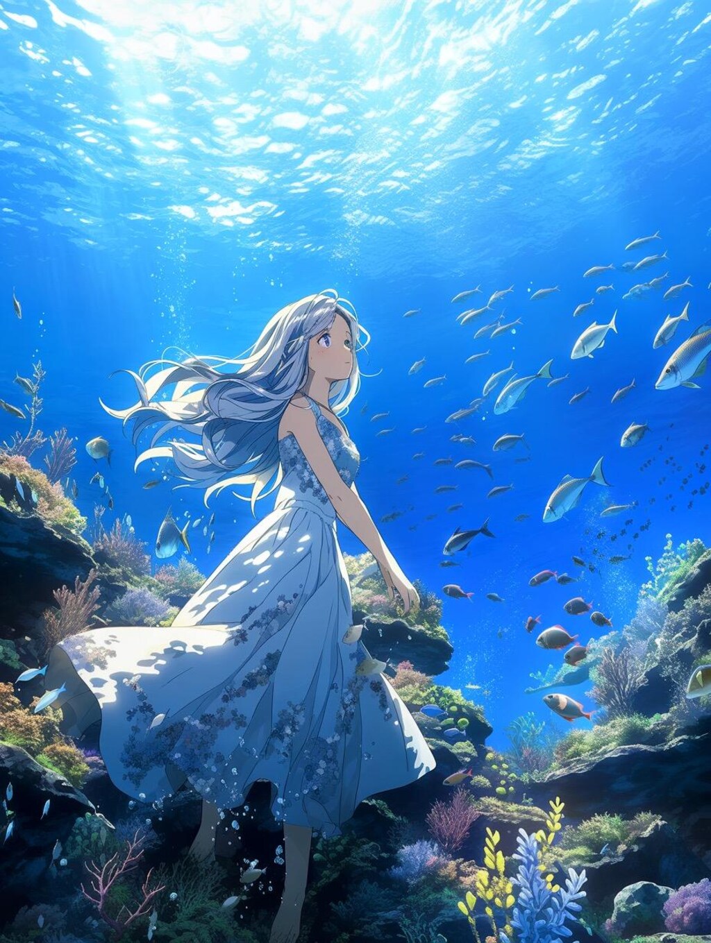 水中 (niji style使ってみた)