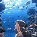 水中 (niji style使ってみた) 3枚目