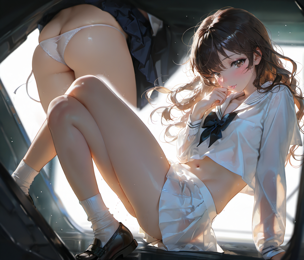 見せてくれる子