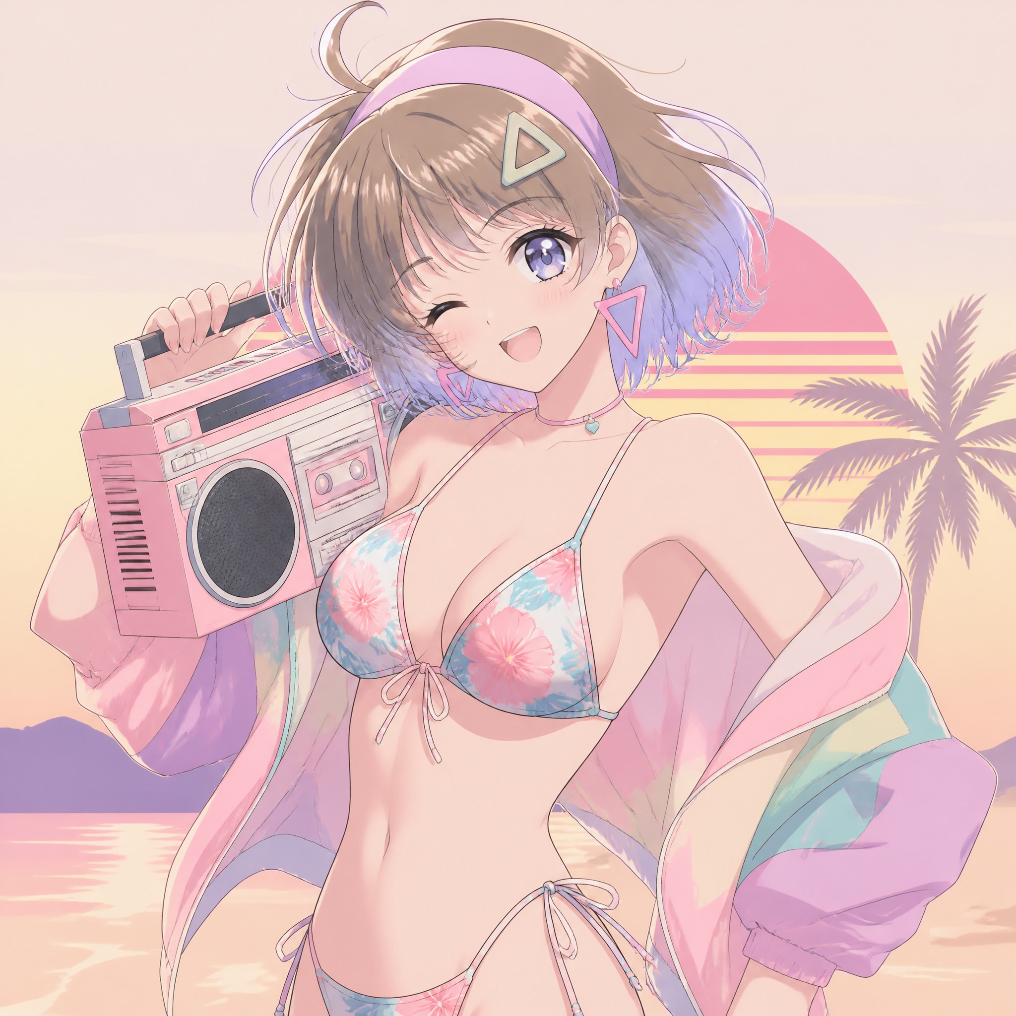 80年代風（１）3時のアイドル　GPTimages2.0