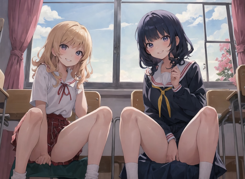 孫ギャル系女子