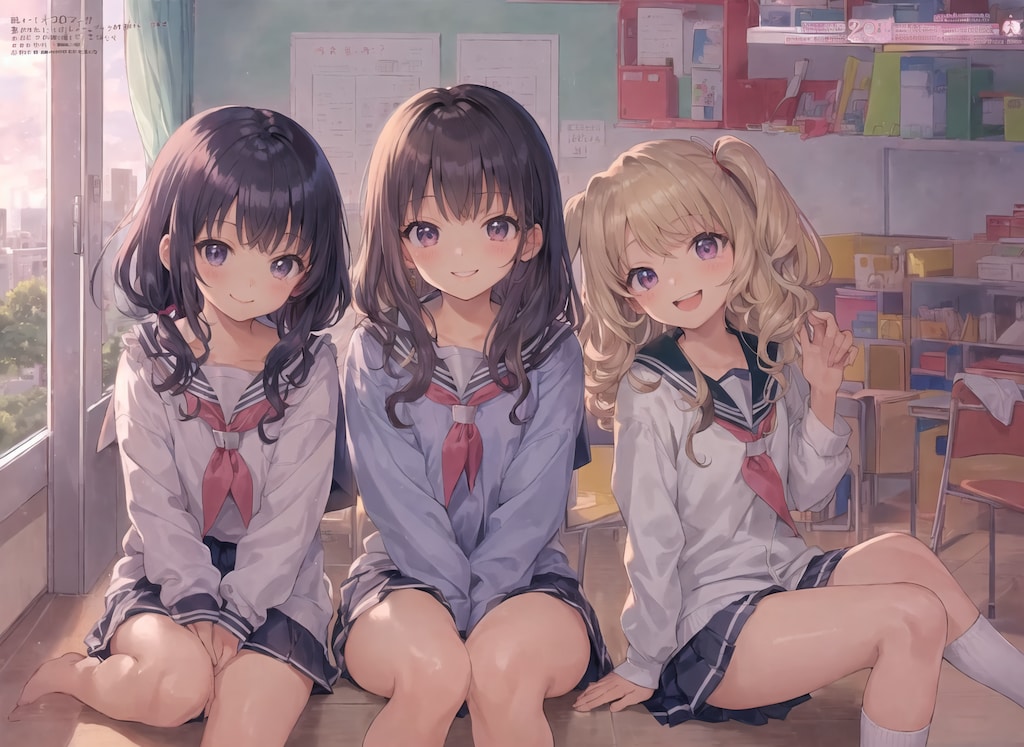 孫ギャル系女子