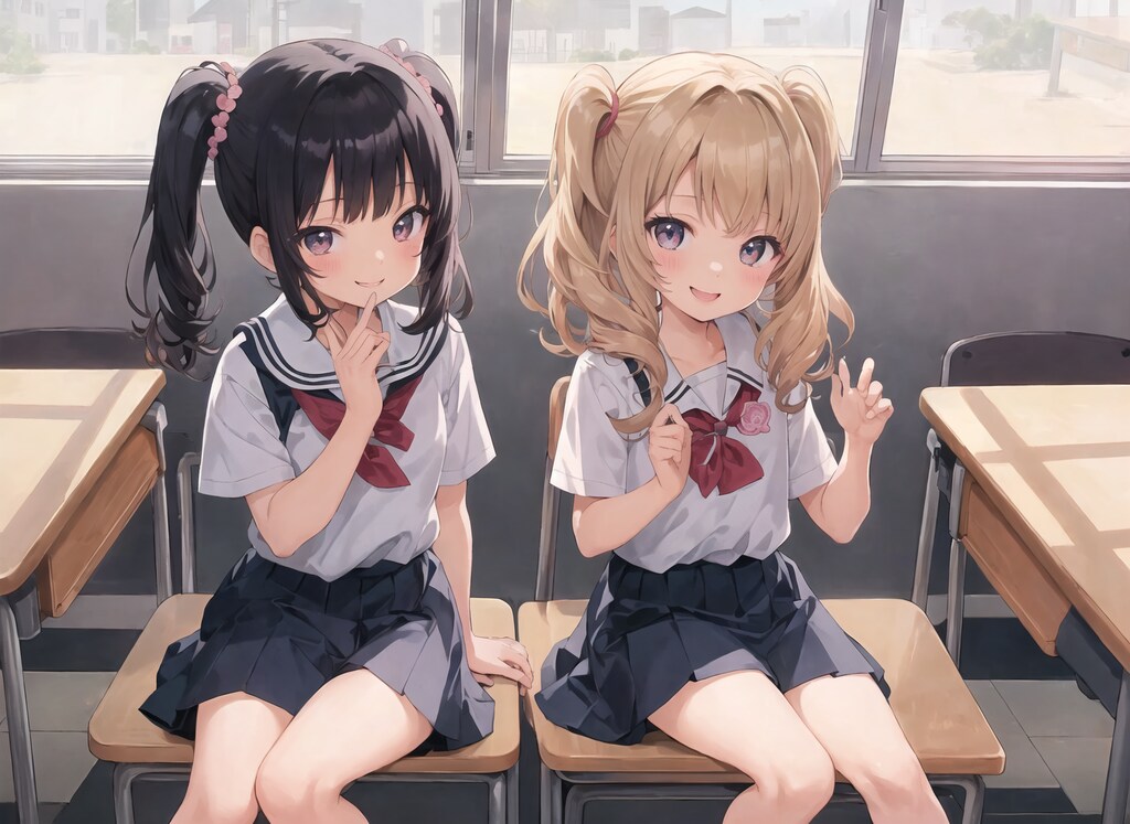 孫ギャル系女子