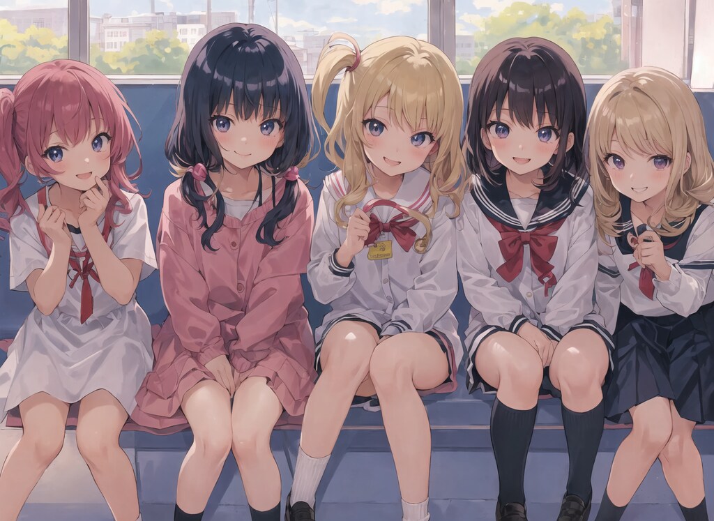 孫ギャル系女子