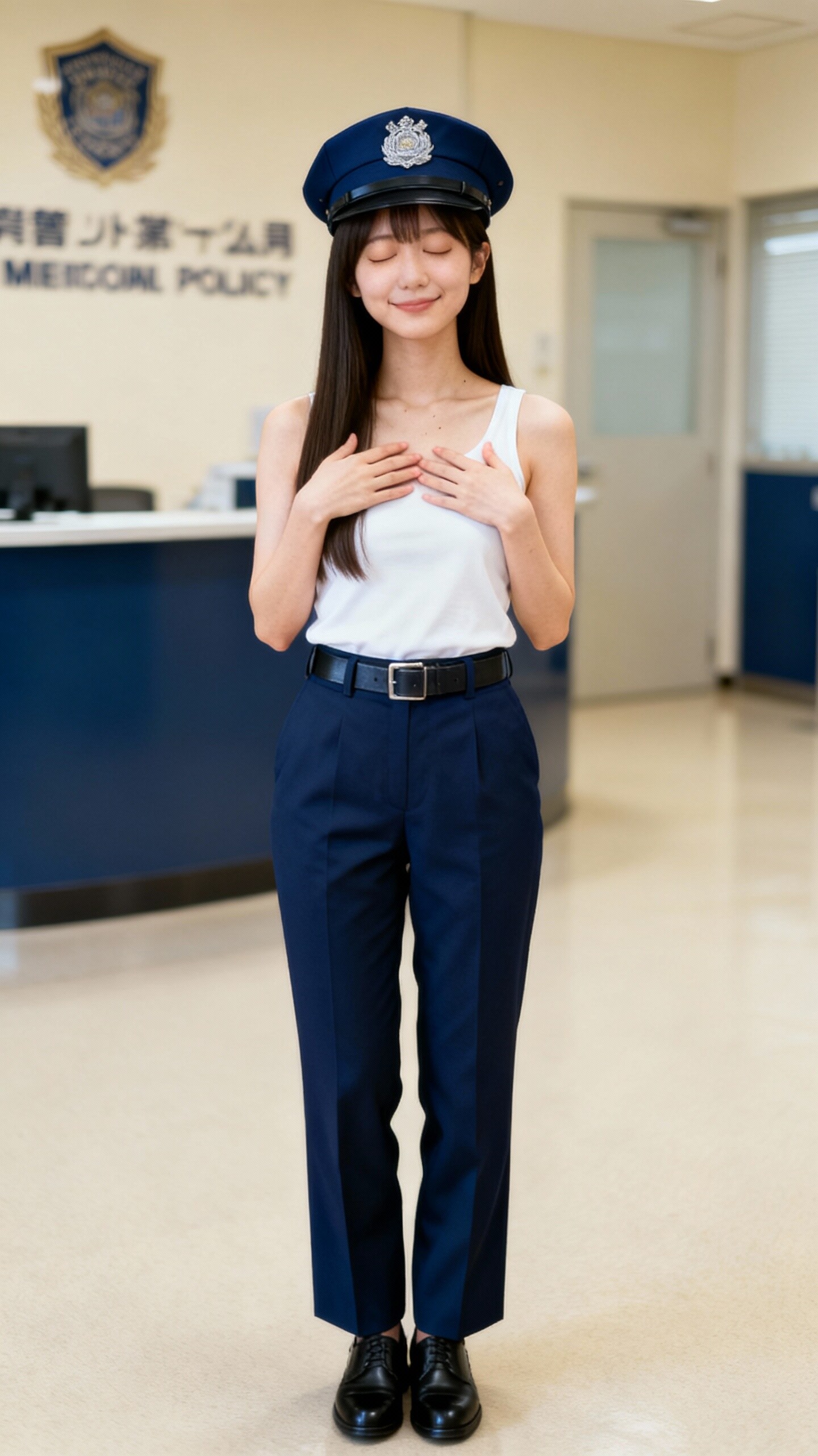 seedream実写特集　かっこかわいい婦警姫神英梨菜のロマンティックな憩い