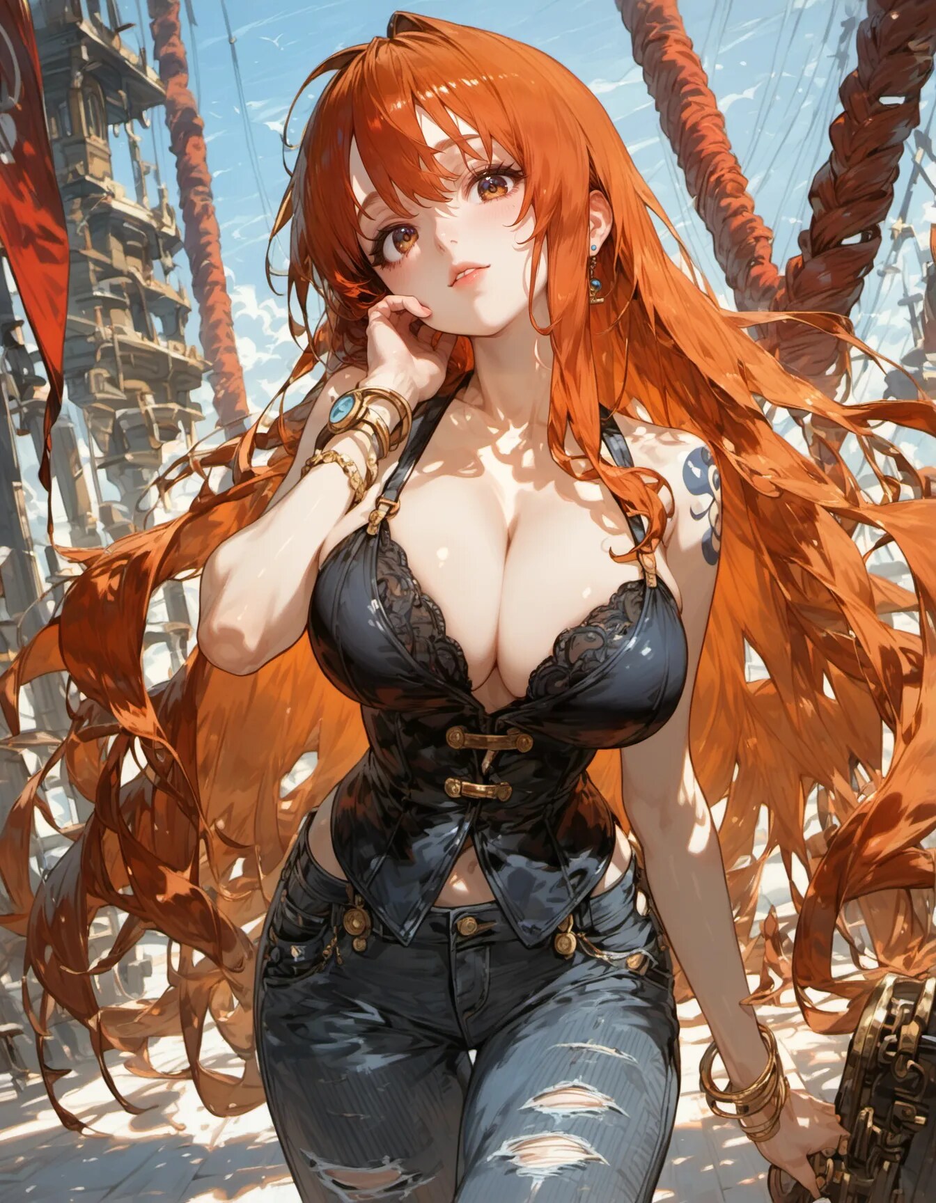Copper Hair, Midnight Lace