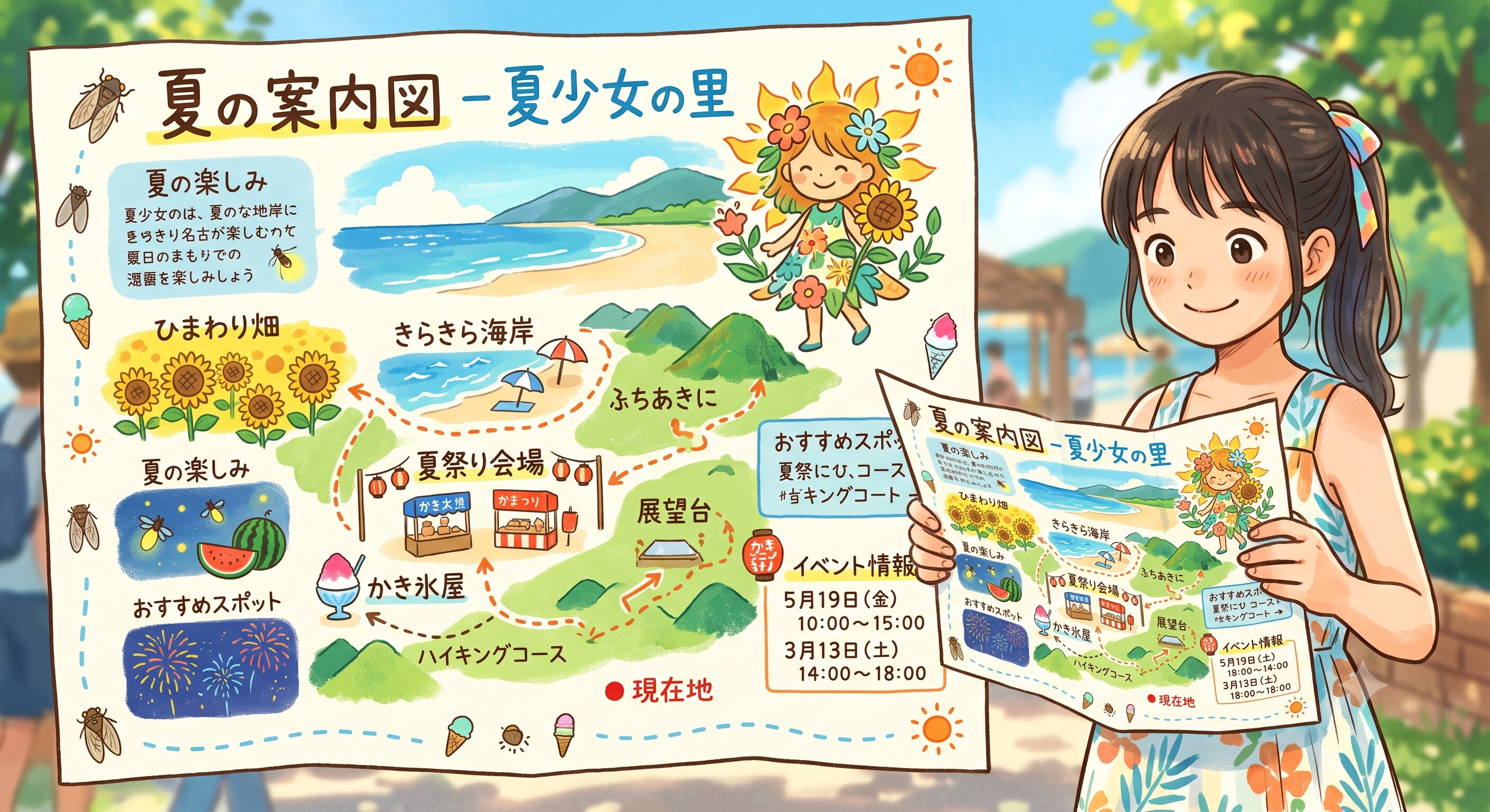 夏の案内図